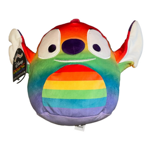 Disney NWT Squishmallows 8" Rainbow Stitch Disney Pride Collection Plush